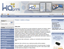 Tablet Screenshot of kaprint.cz